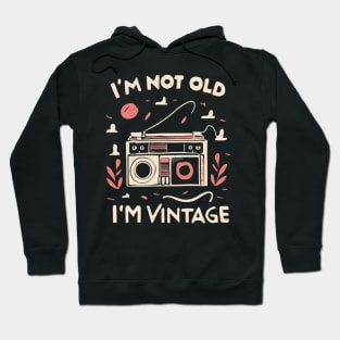 Music vintage rétro style Hoodie